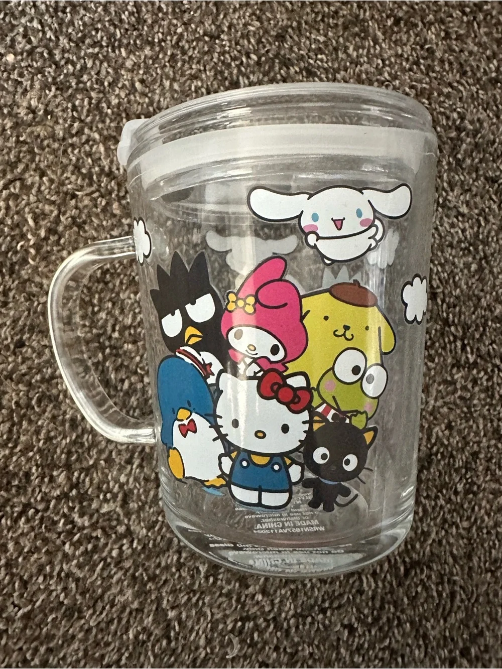 Sanrio Hello Kitty Clear Character Travel Mug - Multicolor